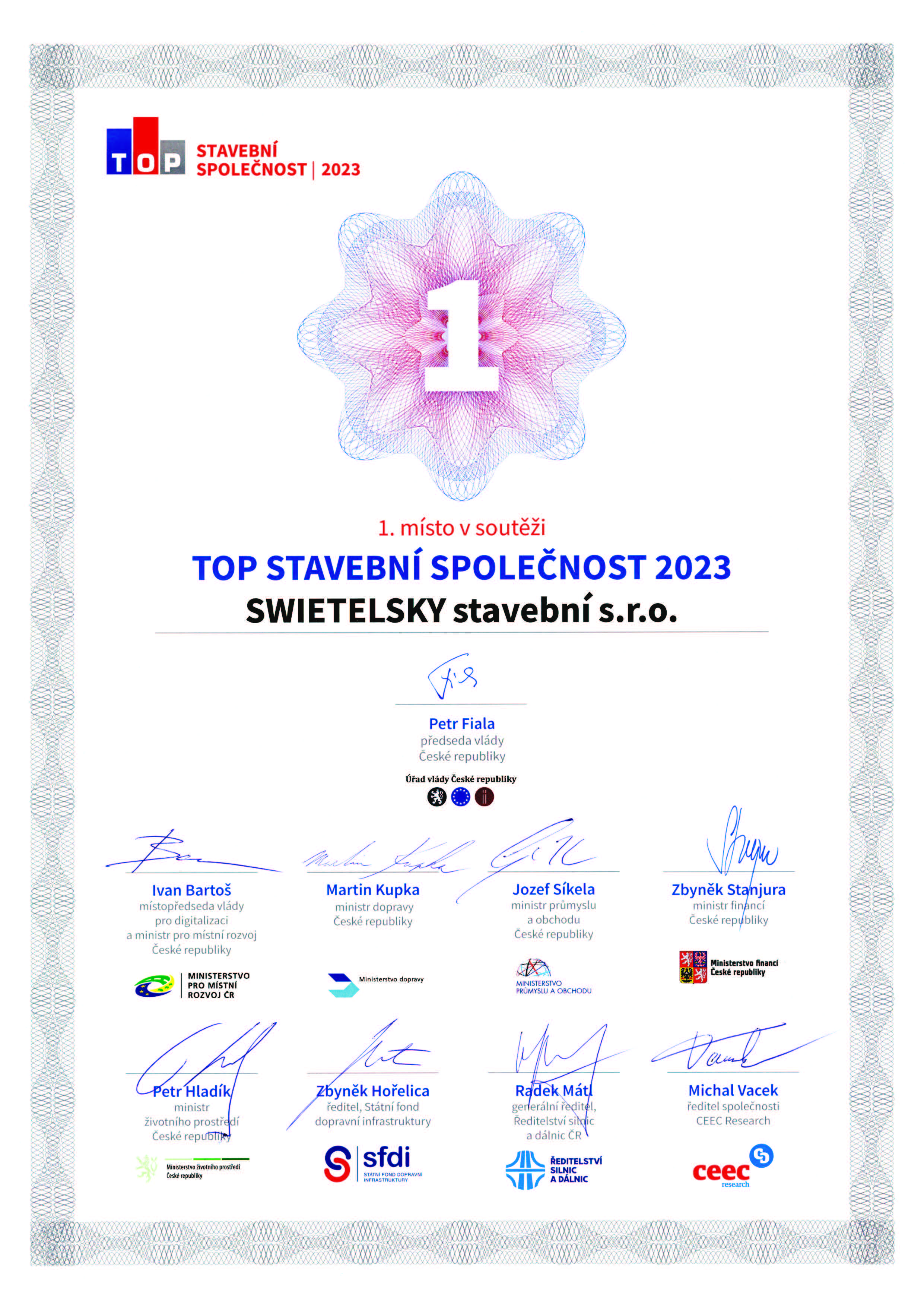 TOP Stavebni Spolecnost 2023